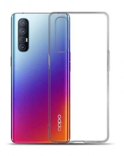 Силіконовий чохол для Oppo Reno 3 Pro (Crystal Clear) — eCase