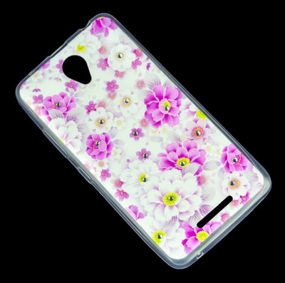 ТПУ накладка Rhinestones с рисунком для Xiaomi Redmi 4A — eCase