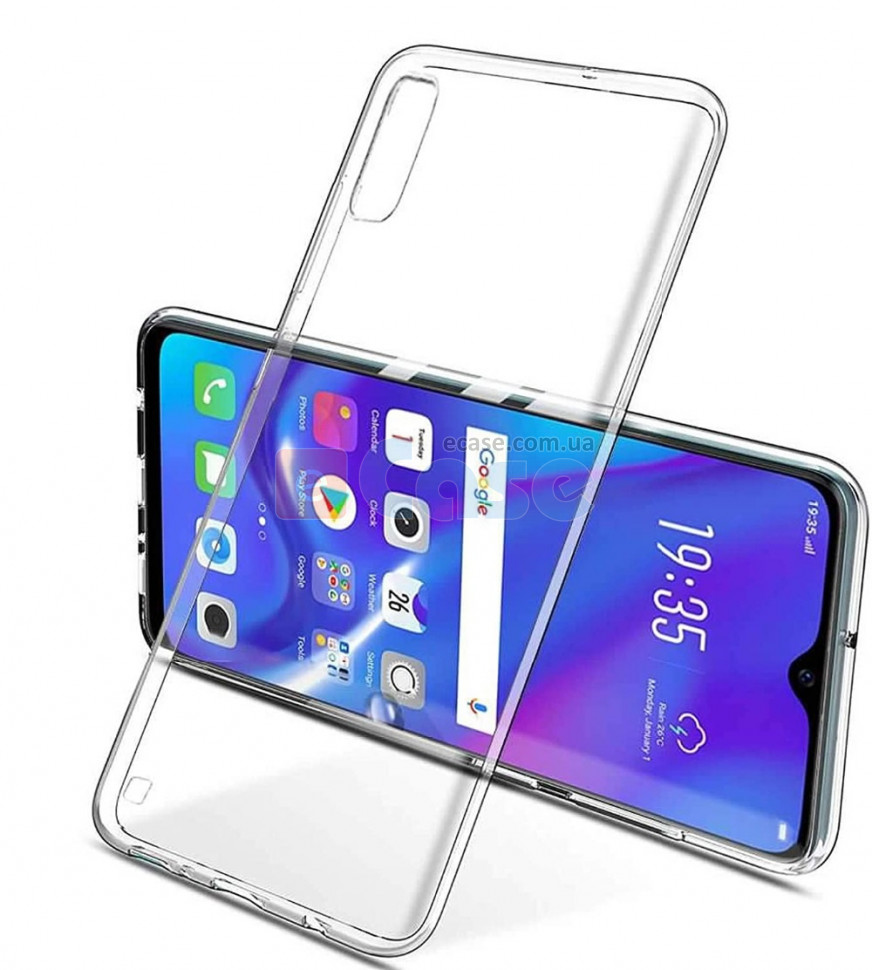 Силіконовий чохол для ZTE Blade A7 2020 (Crystal Clear) фото 1 — eCase
