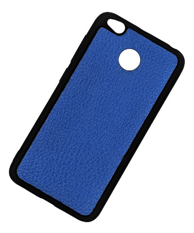 ТПУ накладка для Xiaomi Redmi 4X &quot;Cover Flotar&quot; (с вставкой из натуральной кожи) — eCase