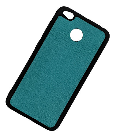 ТПУ накладка для Xiaomi Redmi 4X &quot;Cover Flotar&quot; (с вставкой из натуральной кожи) — eCase