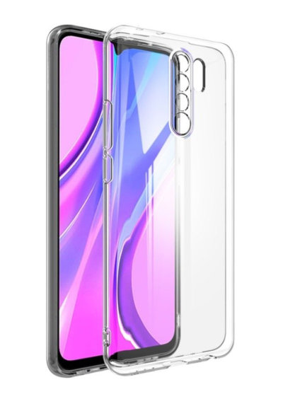 Прозора ТПУ накладка для Xiaomi Redmi 9 (Crystal Clear) — eCase