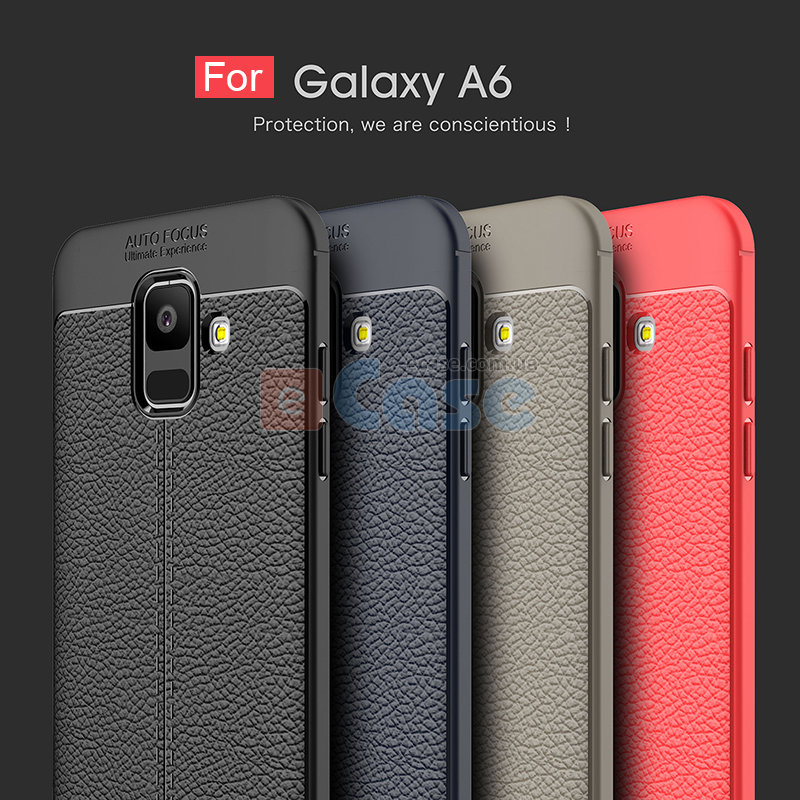 ТПУ накладка Leather для Samsung A600 Galaxy A6 2018 фото 1 — eCase