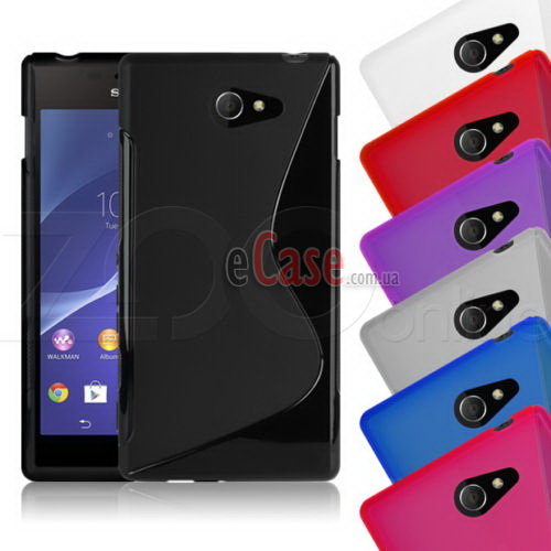 TPU накладка S-Case для Sony Xperia M2 (D2305) фото 1 — eCase