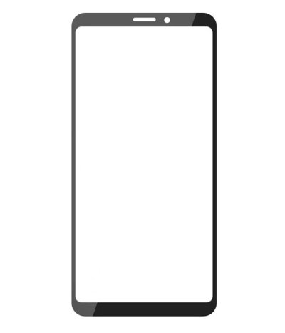 Захисне скло для Meizu M8 Lite (Tempered Glass Frame 2,5 D) з рамкою — eCase