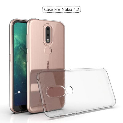 Прозрачная ТПУ накладка для Nokia 4.2 EXELINE Crystal (Strong 0,5мм) — eCase