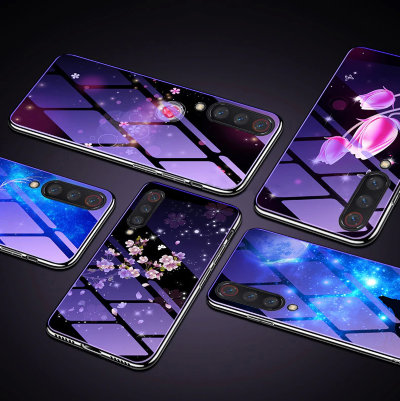 Накладка TPU + Glass Violet для Xiaomi Mi 9 Lite — eCase