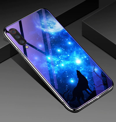 Накладка TPU + Glass Violet для Xiaomi Mi 9 Lite — eCase