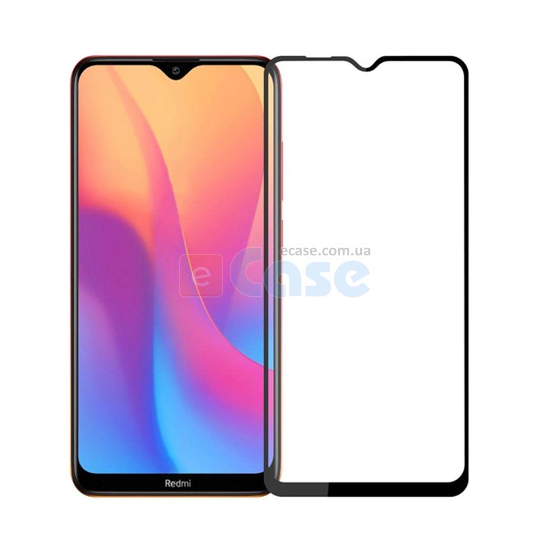 Захисне скло 5D (на весь екран) з кольоровою рамкою для Xiaomi Redmi 8A Dual​ фото 1 — eCase