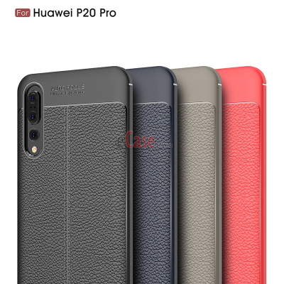 ТПУ накладка Leather для Huawei P20 Pro — eCase