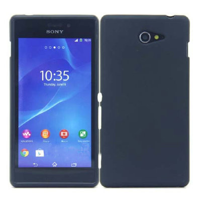 TPU накладка для Sony Xperia M2 Dual (D2302) (матовий, однотонний) — eCase