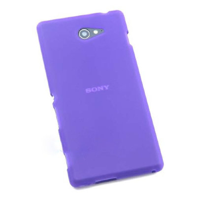 TPU накладка для Sony Xperia M2 Dual (D2302) (матовий, однотонний) — eCase