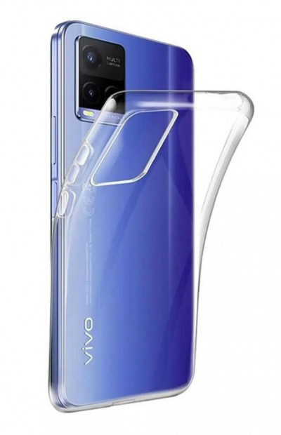 Силіконовий чохол для Vivo Y21 (Crystal Clear) — eCase