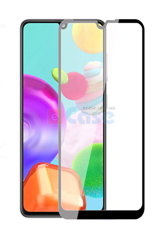 Захисне скло 5D (на весь екран) з кольоровою рамкою для Samsung Galaxy A41 фото 1 — eCase