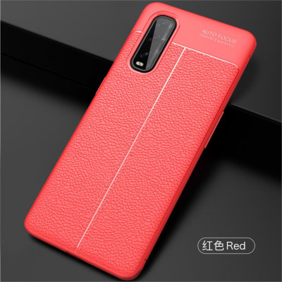 ТПУ накладка Leather для Oppo Find X2 — eCase