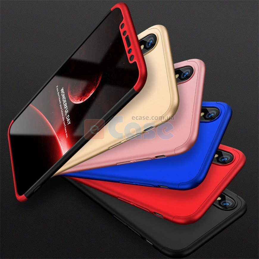 Пластиковая накладка Soft-Touch 360 градусов для iPhone XS Max фото 1 — eCase