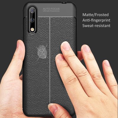 ТПУ накладка Leather для Huawei P Smart S — eCase