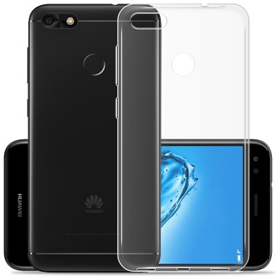 Прозрачная ТПУ накладка для Huawei Y6 Pro 2017 EXELINE Crystal (Strong 0,5мм) — eCase