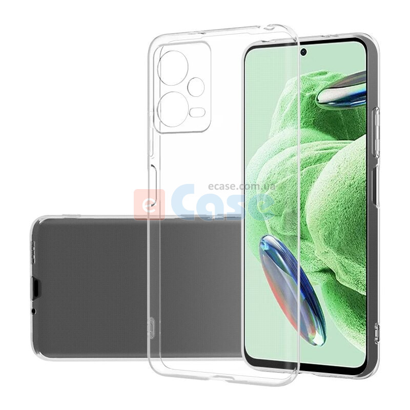 Прозорий TPU чохол Start 1.5 мм для Xiaomi Redmi Note 12 5G фото 1 — eCase