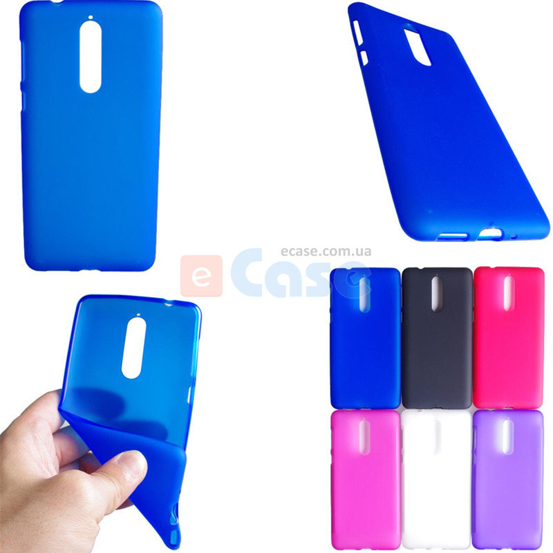 TPU накладка для Nokia 5.1 (матовый, однотонный) фото 1 — eCase