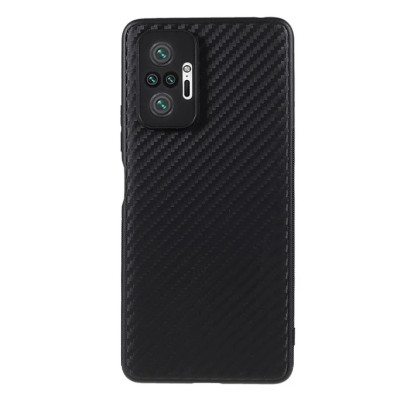 ТПУ накладка Carbon для Xiaomi Redmi Note 10 Pro Max — eCase