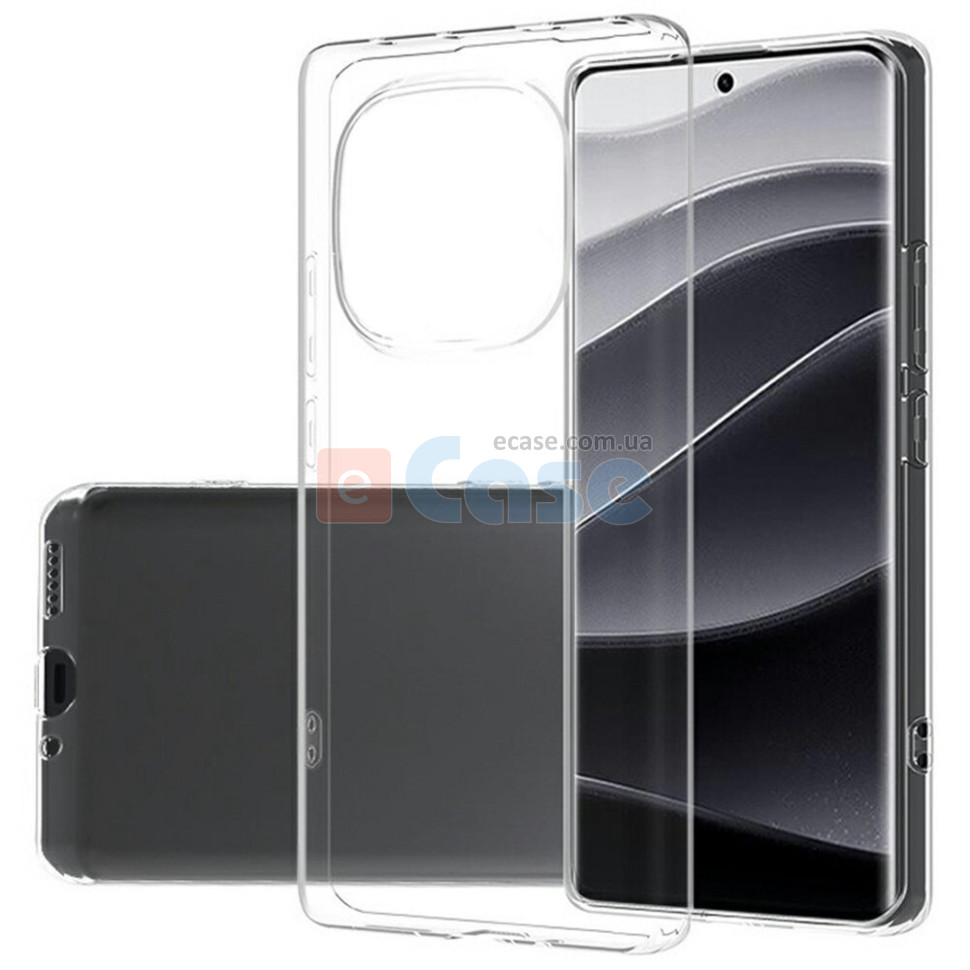 Прозрачный TPU чехол Start 1.5 мм для Xiaomi Redmi Note 14 Pro 5G фото 1 — eCase