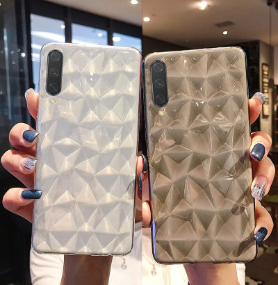 ТПУ накладка Rombs (прозрачная) для Xiaomi Redmi Note 8 — eCase