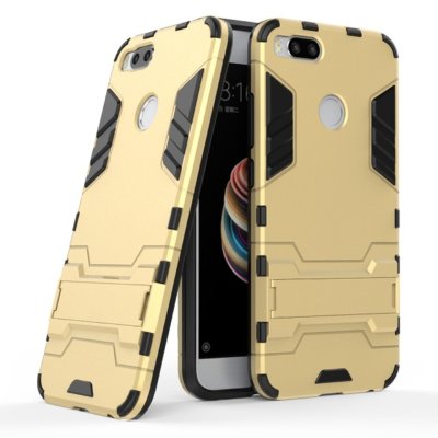 Ударопрочная накладка с ТПУ бампером для Xiaomi Mi A1 (c подставкой) — eCase