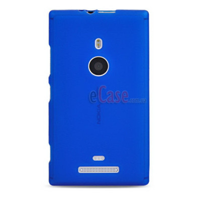 TPU накладка для Nokia Lumia 925 (матовый, однотонный) — eCase