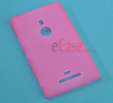 TPU накладка для Nokia Lumia 925 (матовый, однотонный) — eCase