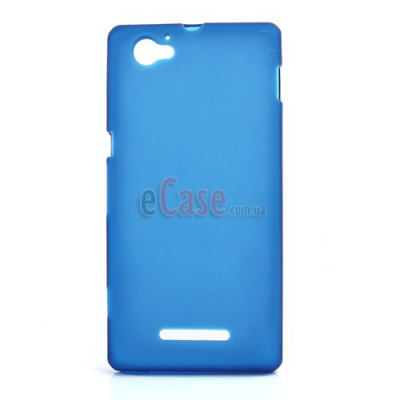 TPU накладка для Sony Xperia M (C1905) (матовий, однотонний) — eCase