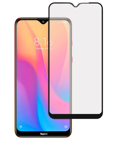 Захисне скло Matte (матове) з рамкою для Xiaomi Redmi 8A Dual — eCase