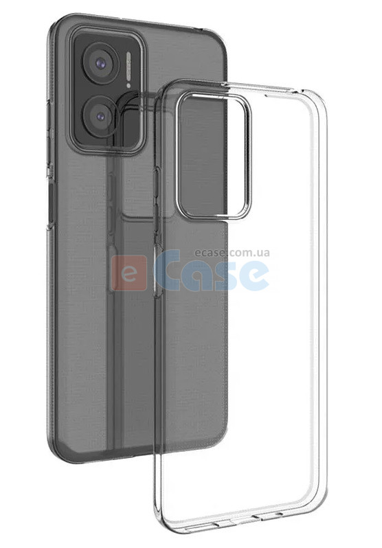 Силиконовый чехол для Xiaomi Redmi Note 11E (Crystal Clear) фото 1 — eCase