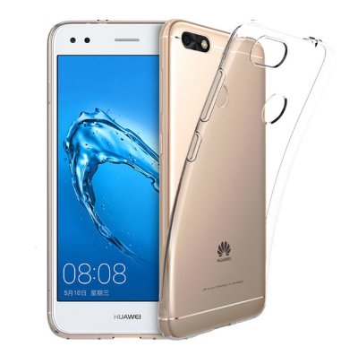 Силиконовый чехол для Huawei Y6 Pro 2017 (Crystal Clear) — eCase