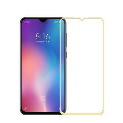 Захисне скло 5D (на весь екран) з кольоровою рамкою для Xiaomi Mi9 — eCase