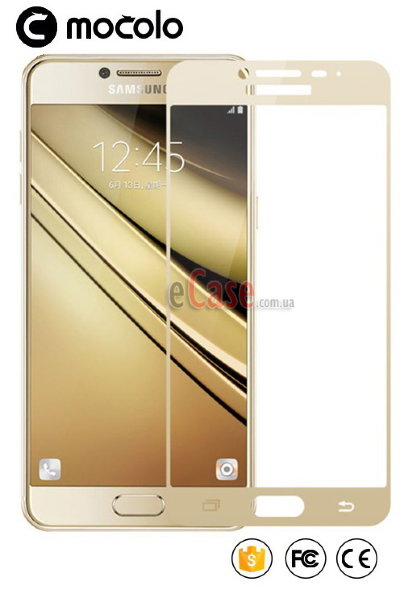 Защитное стекло MOCOLO Premium 3D (с рамкой) для Samsung Galaxy J7 Prime (2016) — eCase