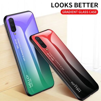 Накладка TPU + Glass Colorful для Xiaomi Mi 9 Lite — eCase