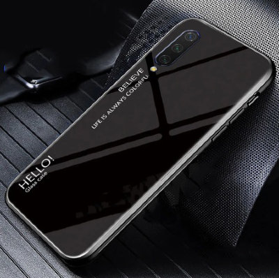 Накладка TPU + Glass Colorful для Xiaomi Mi 9 Lite — eCase