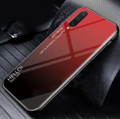 Накладка TPU + Glass Colorful для Xiaomi Mi 9 Lite — eCase