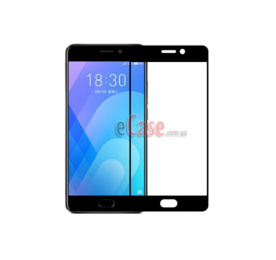 Захисне скло для Meizu M6 (Tempered Glass Frame 2,5 D) з рамкою — eCase