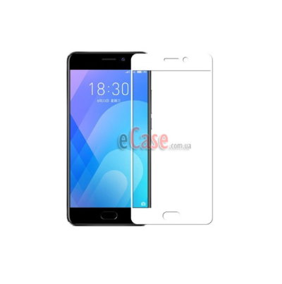 Захисне скло для Meizu M6 (Tempered Glass Frame 2,5 D) з рамкою — eCase