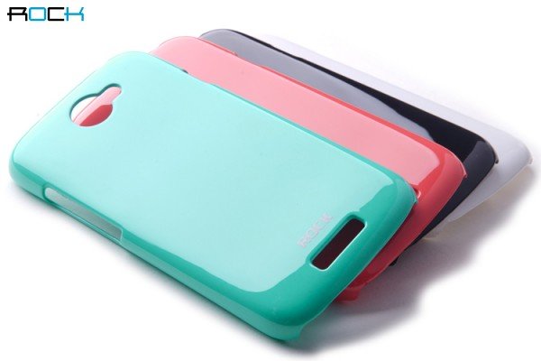 Пластиковая накладка ROCK Naked Color-full series для HTC One X (черный) + защитная пленка фото 1 — eCase