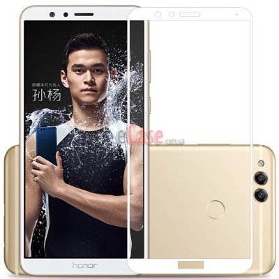 Захисне скло для Huawei Honor 7x (Tempered Glass Frame 2,5 D) з рамкою — eCase