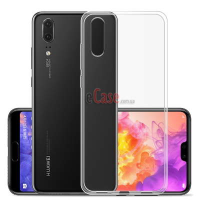 Прозора ТПУ накладка для Huawei P20 EXELINE Crystal (Strong 0,5 мм) — eCase