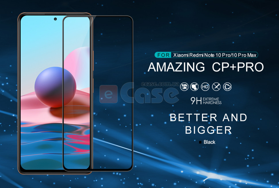 Захисне скло Nillkin (CP+PRO) для Xiaomi Redmi Note 10 Pro Max фото 1 — eCase