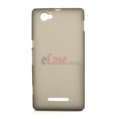 TPU накладка для Sony Xperia M dual (C2005) (матовый, однотонный) — eCase