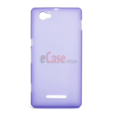 TPU накладка для Sony Xperia M dual (C2005) (матовий, однотонний) — eCase