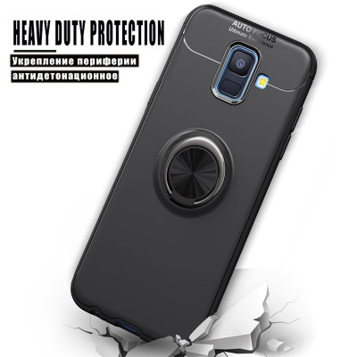 ТПУ чехол Ring Color для Samsung J600 Galaxy J6 2018 — eCase