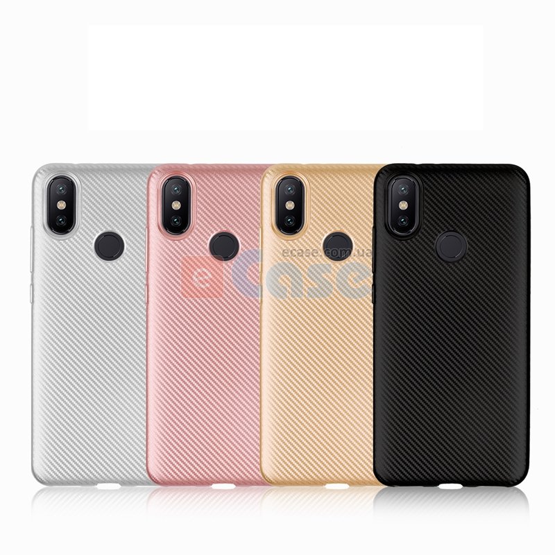 ТПУ накладка Carbon для Xiaomi Mi A2 Lite фото 1 — eCase