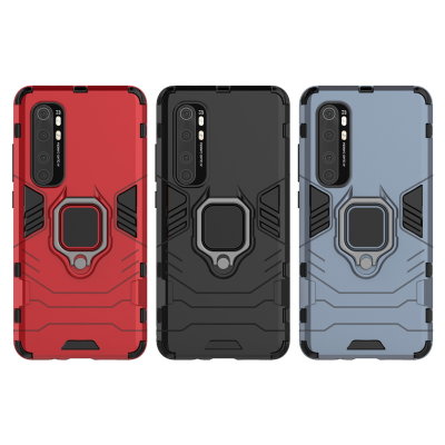 Ударопрочная накладка с подставкой и TPU бампером для Xiaomi Mi Note 10 Lite — eCase